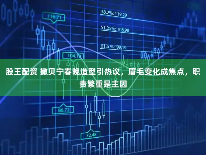 股王配资 撒贝宁春晚造型引热议，眉毛变化成焦点，职责繁重是主因