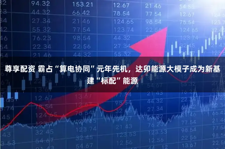 尊享配资 霸占“算电协同”元年先机，达卯能源大模子成为新基建“标配”能源