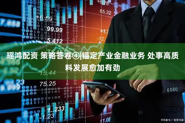 瑶鸿配资 策略答卷④|锚定产业金融业务 处事高质料发展愈加有劲