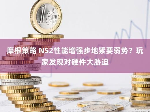 摩根策略 NS2性能增强步地紧要弱势?玩家发现对硬件大胁迫