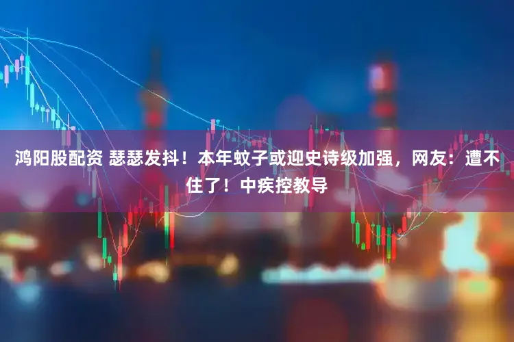 鸿阳股配资 瑟瑟发抖！本年蚊子或迎史诗级加强，网友：遭不住了！中疾控教导