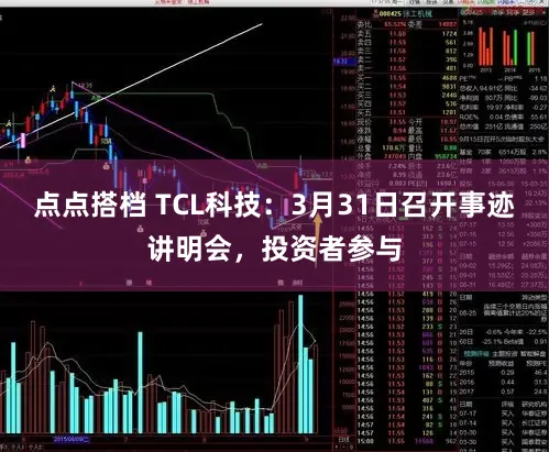 点点搭档 TCL科技：3月31日召开事迹讲明会，投资者参与