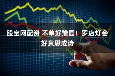 股宝网配资 不单好豫园!罗店灯会好意思成诗
